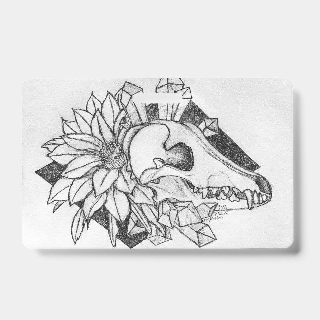 Badge Coyote de cristal (Avant)