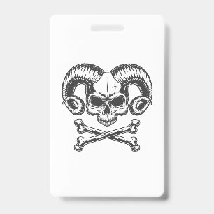 Badge Crâne de diable
