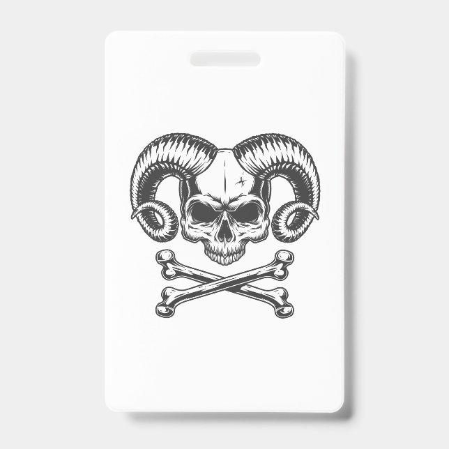 Badge Crâne de diable (Avant)