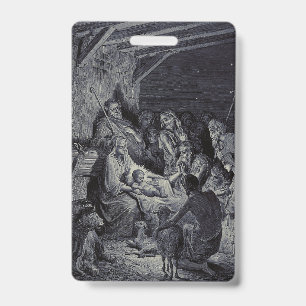 Badge Crèche biblique
