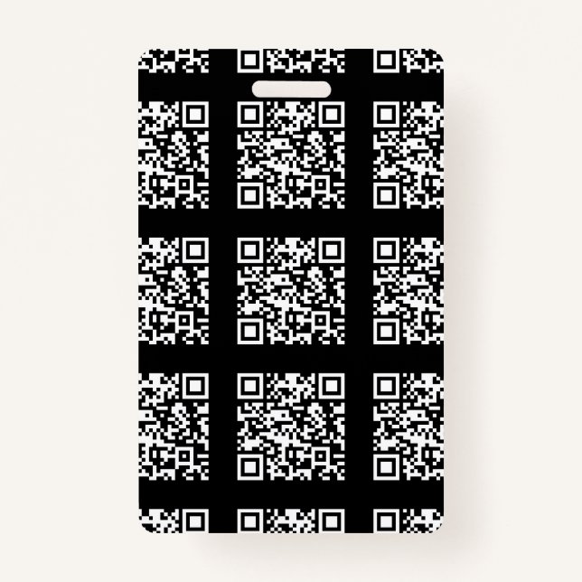 Badge Créer un Motif de code QR en mosaïque | Couleur mo (Devant)