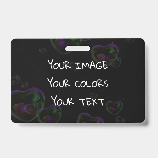 Badge Créer une personnalisation (Avant)