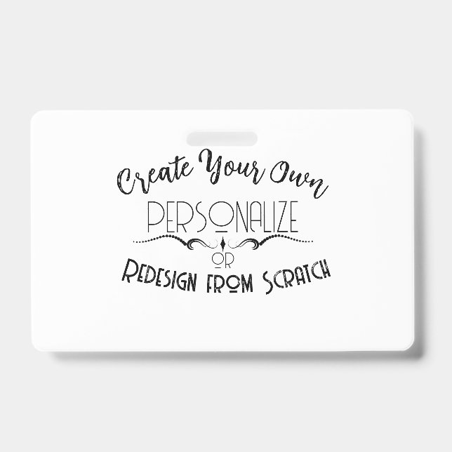 Badge Créez les vôtres (Avant)