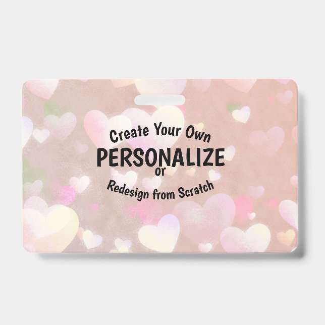 Badge Créez votre propre (Face)