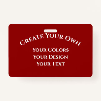 Badge Créez votre propre