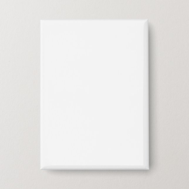 Badge Créez votre propre bouton rectangle blanc, 2,5 pou (Recto)