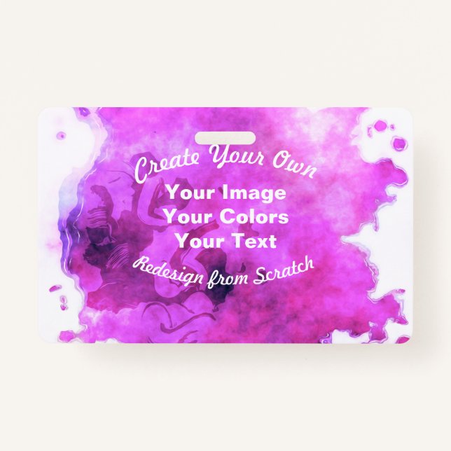 Badge Créez votre propre conception personnalisée (Devant)