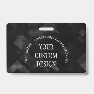 Badge Créez votre propre conception personnalisée