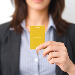Badge Créez Votre Propre Conception Personnalisée Jaune