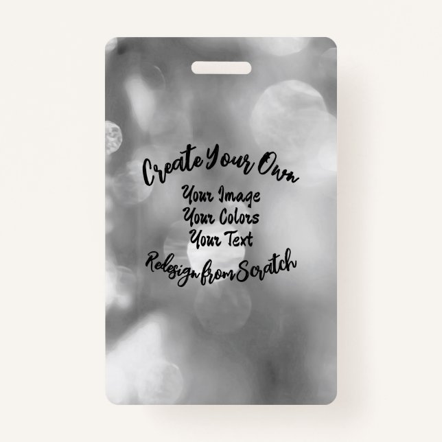 Badge Créez votre propre couleur/conception personnalisé (Devant)