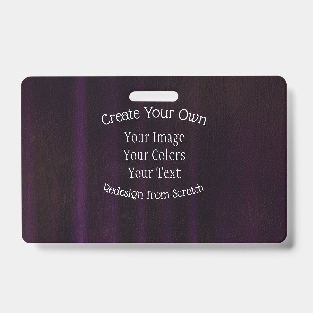 Badge Créez Votre Propre Élement Personnalisé (Avant)