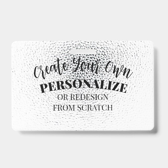 Badge Créez votre propre personnalisation (Face)