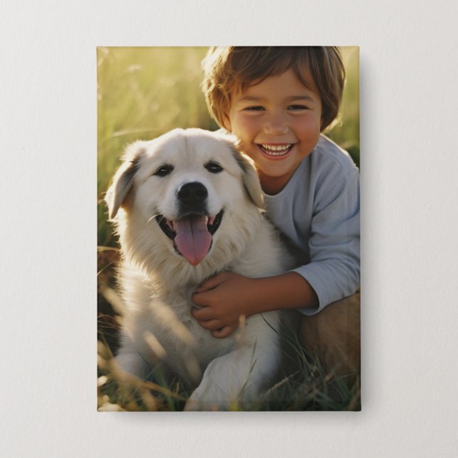 Badge Créez votre propre photo personnalisée (Recto)