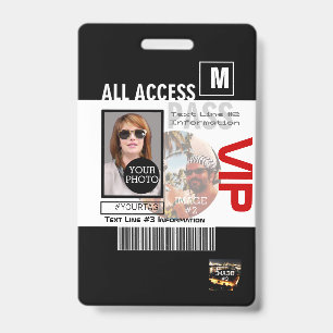 Badge Créez votre propre VIP Pass 8 façons de personnali