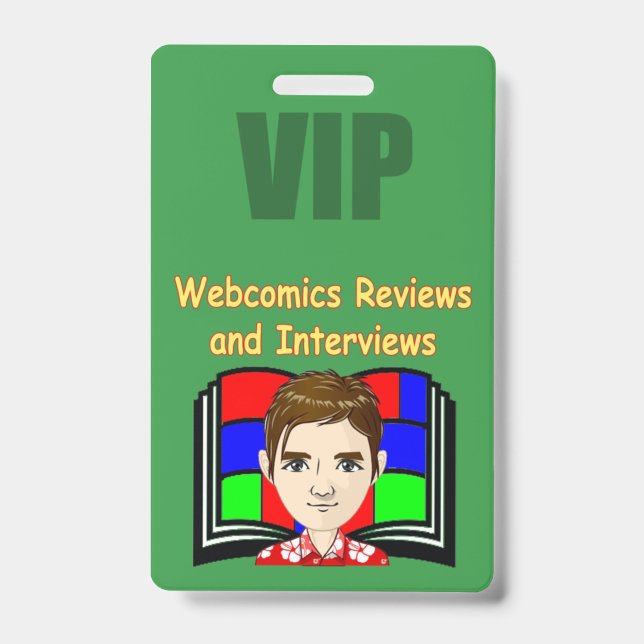 Badge Critiques de webcomics et interviews (Avant)