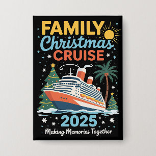 Badge Croisière de Noël en famille 2025 Correspondance d
