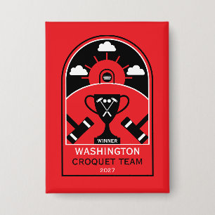 Badge Croquet de pelouse