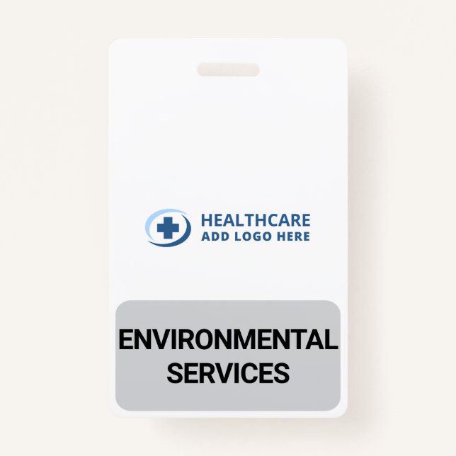 Badge Custom Color EVS Environmental Services Companion (Devant)