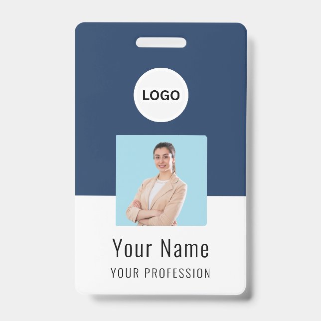 Badge Custom Logo ID Card | Personalized Photo & Text (Avant)