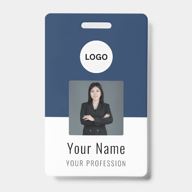 Badge Custom Logo ID Card | Personalized Photo & Text (Avant)