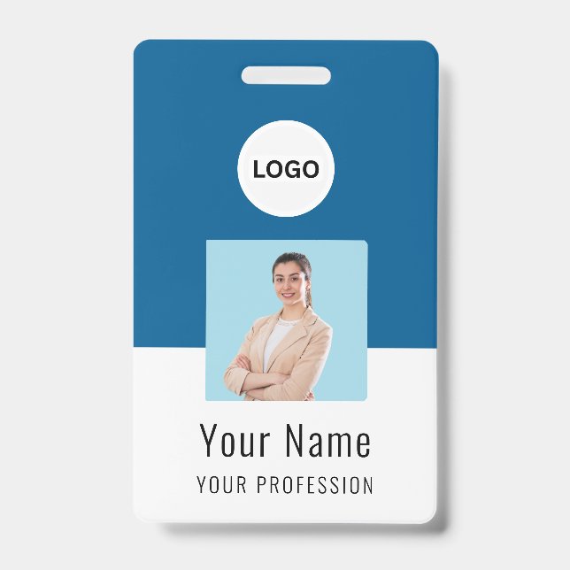 Badge Custom Logo ID Card | Personalized Photo & Text (Avant)