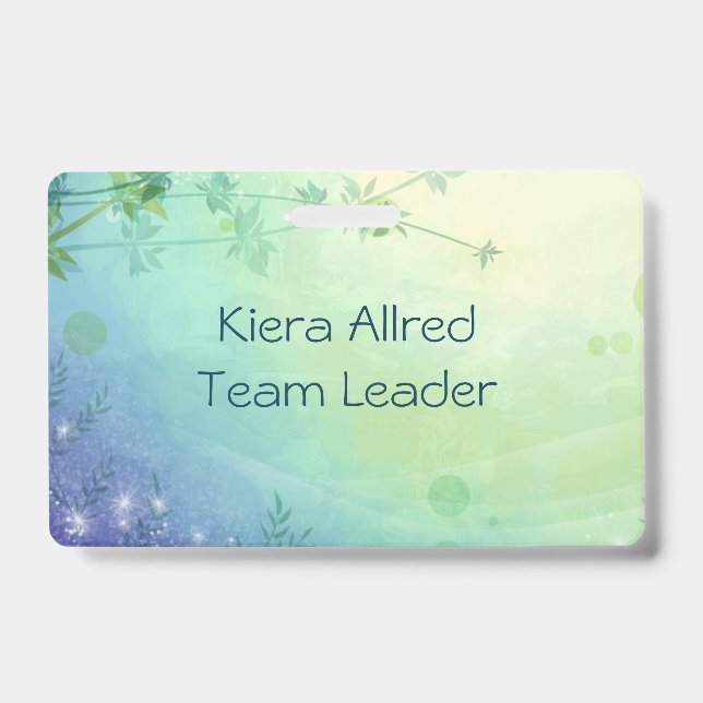 Badge Customisable dreamy natural landscape (Avant)