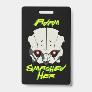 Badge cyberpunk anime edgerunners adam smasher a brisé