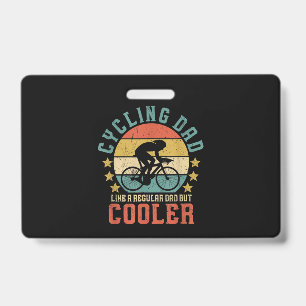 Badge Cyclisme Hommes Papa Vélo Cavalier & Cycliste Fête