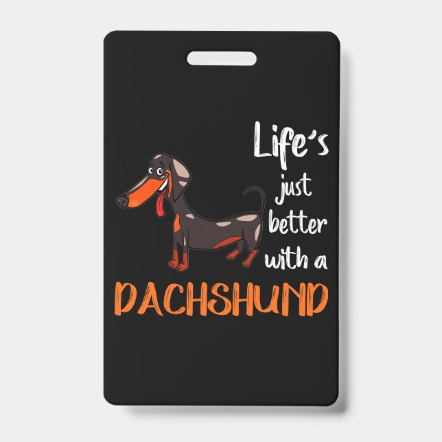 Badge Dachshund (Avant)