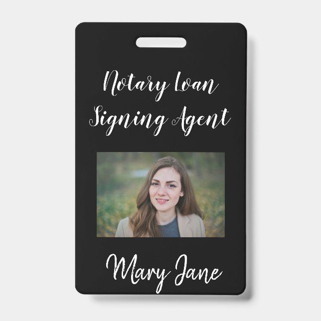 Badge d'agent de signature notarié (Avant)