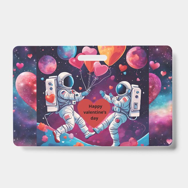 Badge d'amour dans l'espace (Avant)