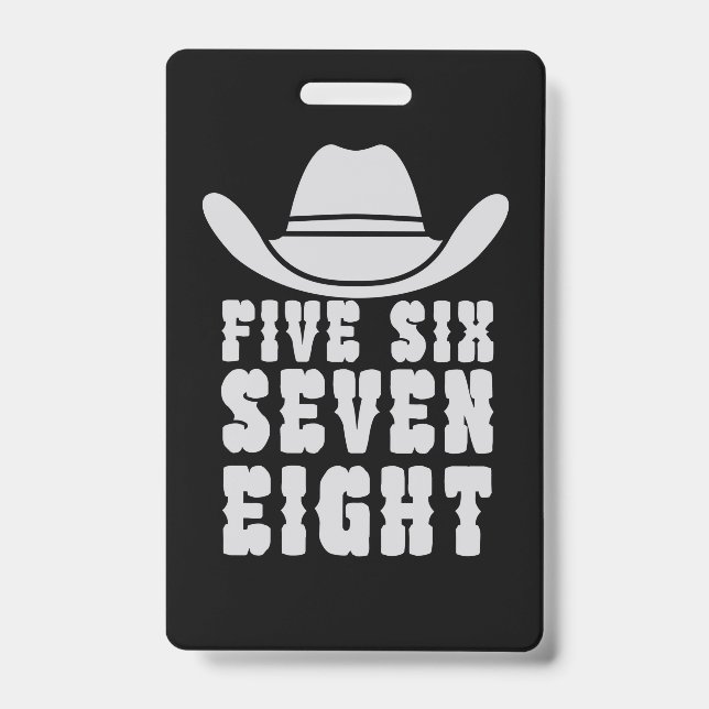 Badge Danceline Five Six Seven Eight (Avant)