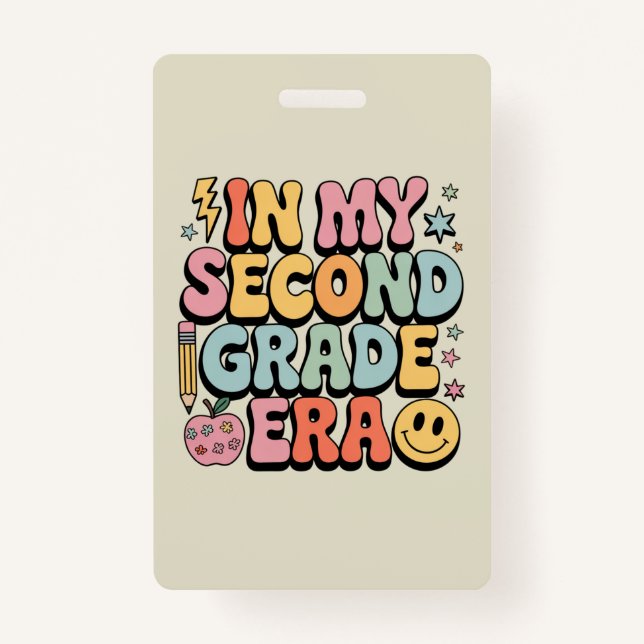 Badge Dans Mon deuxième année d'études 2e année d'enseig (Devant)