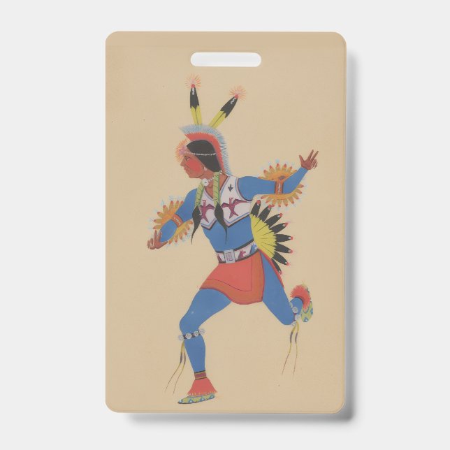 Badge Danse de guerre (ou Le Coureur) (Avant)