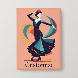 Badge Danseuse flamenco Thunder_Cove