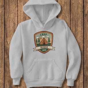 Badge de camping vintage personnalisé