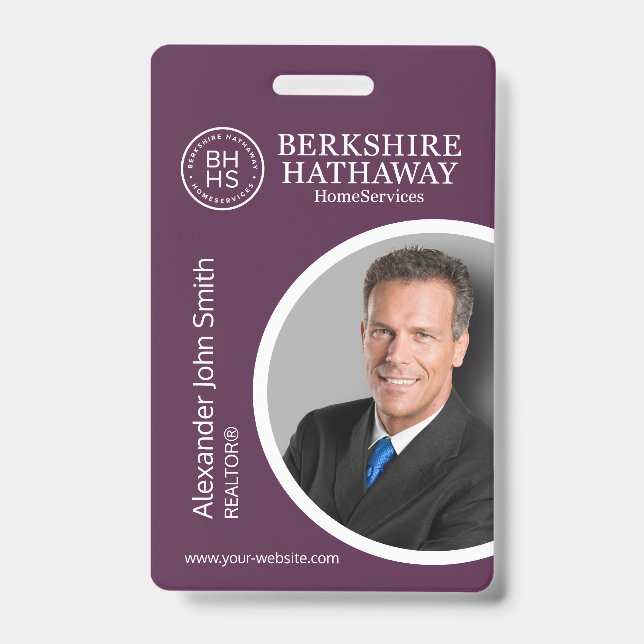 Badge de carte d'identité de Berkshire Hathaway (Avant)