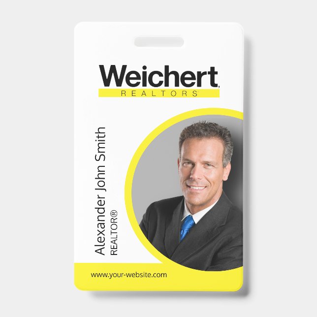 Badge de carte d'identité Weichert Realtors (Front)