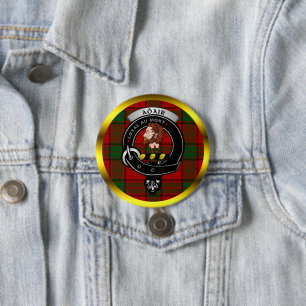Badge de clan Adair et boutons de tarte