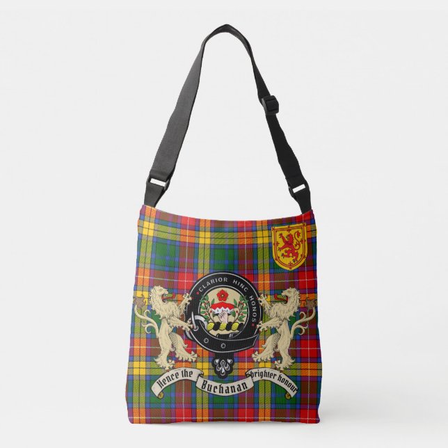 Badge de clan Buchanan & Sac de carrosserie Tartan (Devant)