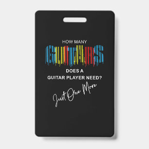 Badge De combien de guitares un guitariste a-t-il besoin