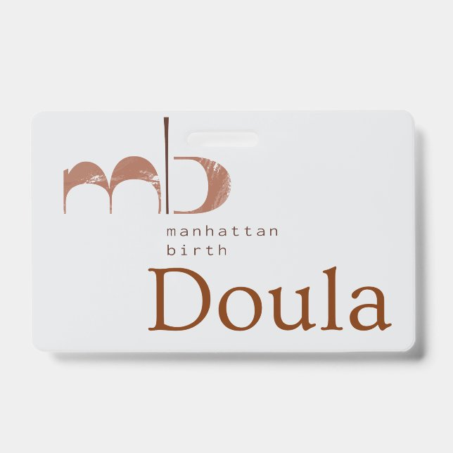 Badge de doula MB (Avant)