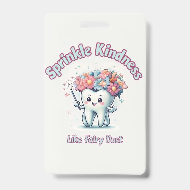 Badge de gentillesse Fairy Dust – Bureau inspirant (Avant)