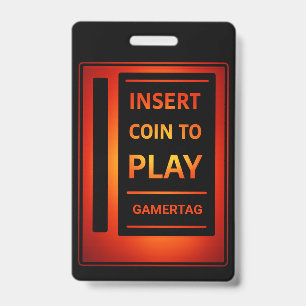 Badge de Joueur Personnalisé Insérez une pièce p
