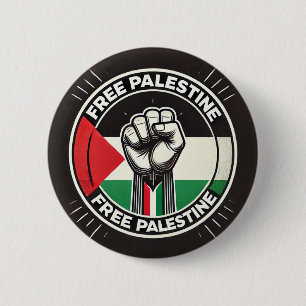 Badge de la carte de solidarité de la Palestine li