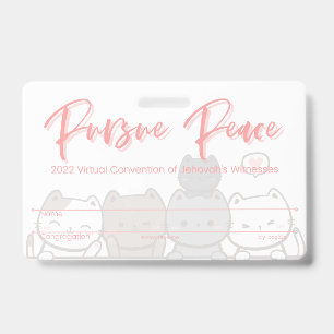 Badge de la Convention de JW Keepsake Chats