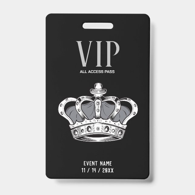 Badge de la Couronne VIP (Avant)