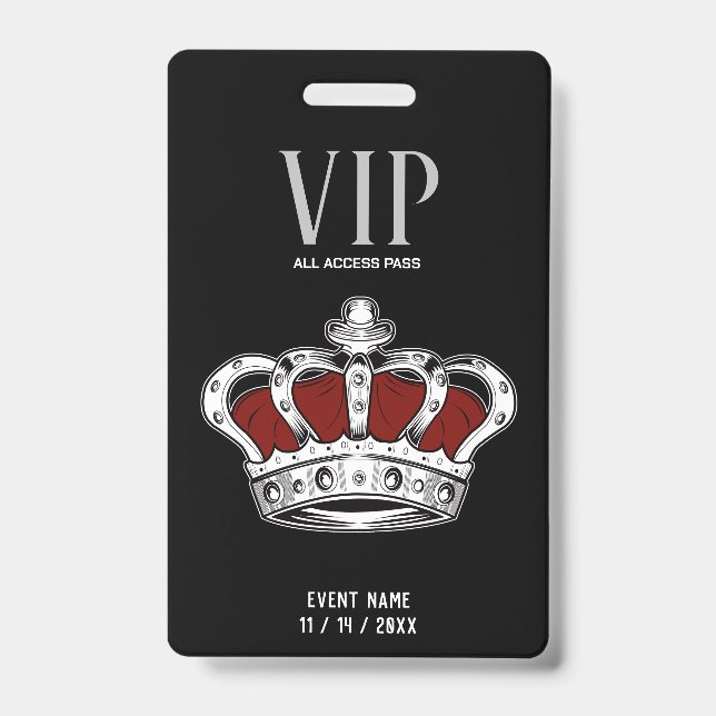 Badge de la Couronne VIP (Avant)