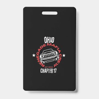 Badge de la section Ohio de Renegade Mafia Crew