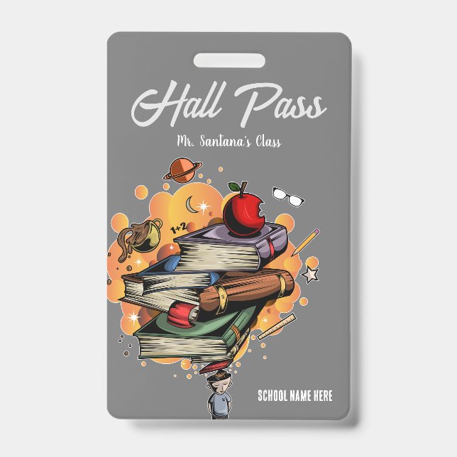 Badge de laissez-passer intelligent de livre (Avant)